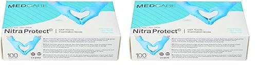 Medcare Nitra Protect Guantes Nitrilo Small (Paquete de 2)