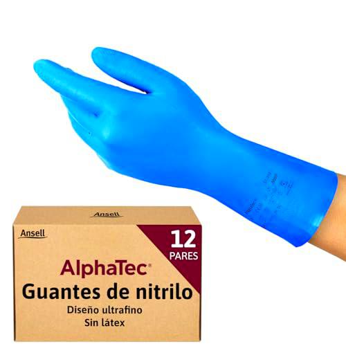 Ansell AlphaTec 37-310 Guantes de Nitrilo Reutilizables