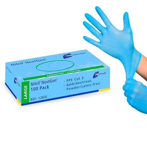 Guantes de un solo uso de Nitril NextGen, 100 unidades