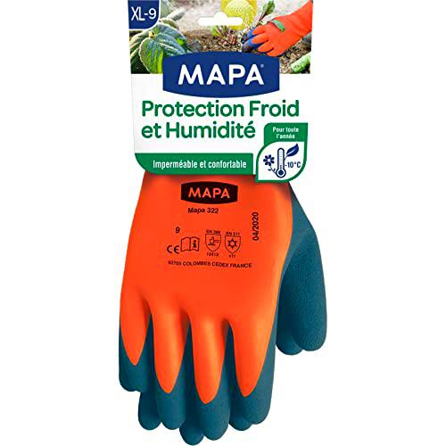 Mapa - Protección fría y humedad - Guantes de jardinería impermeables