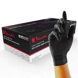 Unigloves GT002 4-L Select - Guantes de látex sin polvo (talla L