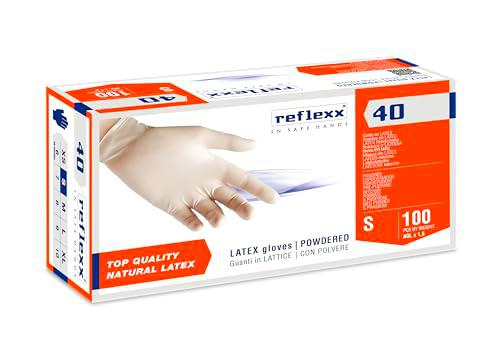 Reflexx - Guantes de látex con polvo - Reflexx R40