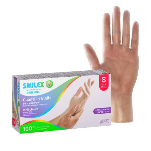 Bericah Smilex, Skin Vinil, Guantes de vinilo, sin polvo