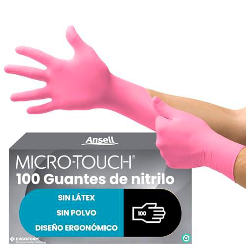 Ansell Micro-Touch Nitrafree Guantes Nitrilo Desechables