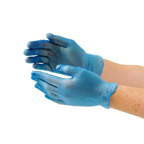 Office Needs Direct Guantes de vinilo sin polvo, extra grandes