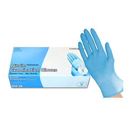 Guantes de nitrilo - sin látex, sin polvo, color azul