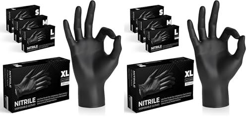 The Real Touch K-MART Guantes multiusos de vinilo, sin polvo