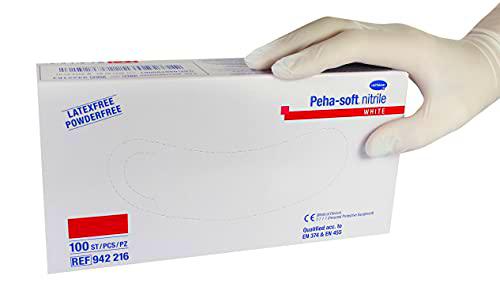 HARTMANN - GUANTE PEHA SOFT BLANCO M 100
