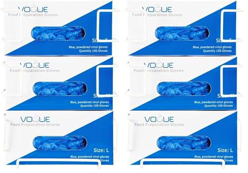 VOGUE Dispensador de Guantes Desechables Crema jabón de Manos montado en la Pared Estante 360X260X105mm (Paquete de 2)