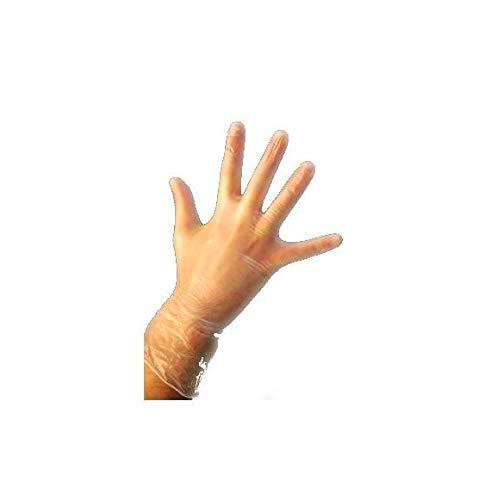 100 guantes de vinilo sin polvo