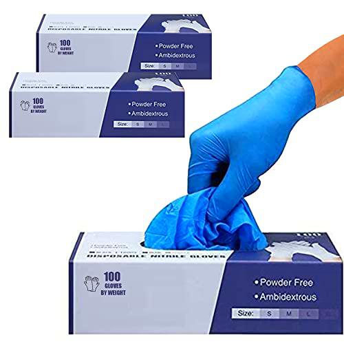 PANKTI Surgicals - Guantes de nitrilo sin polvo, grado alimenticio