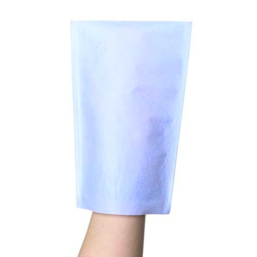 PROTEX Manopla desechable no jabonosa, guante de lavado impermeable