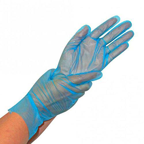 Hygostar - Guante (elastómero termoplástico, talla M), color azul